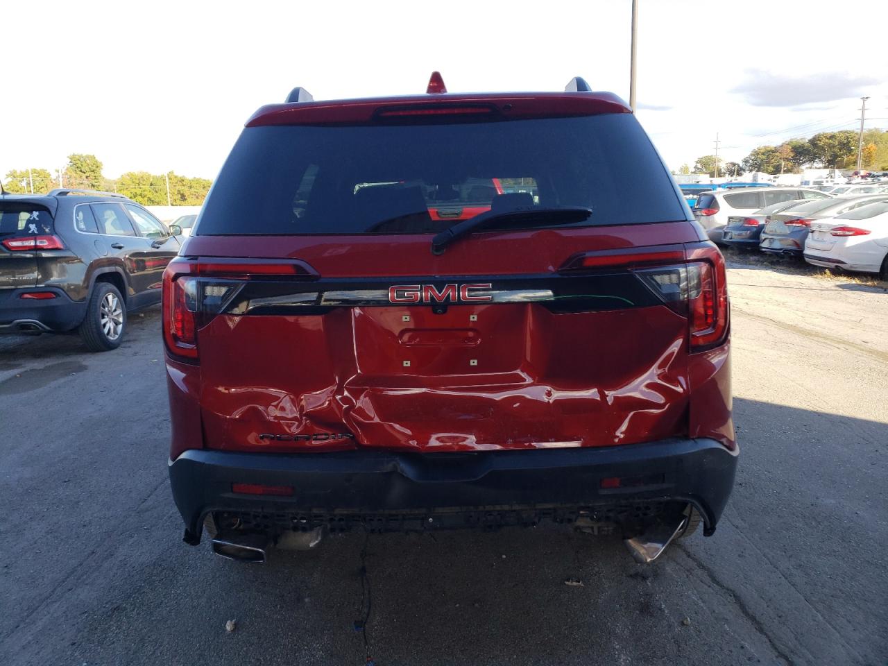 2022 GMC Acadia VIN 1GKKNKL42NZ122788 Copart auction photo, rear end / front end damage thumbnail 6