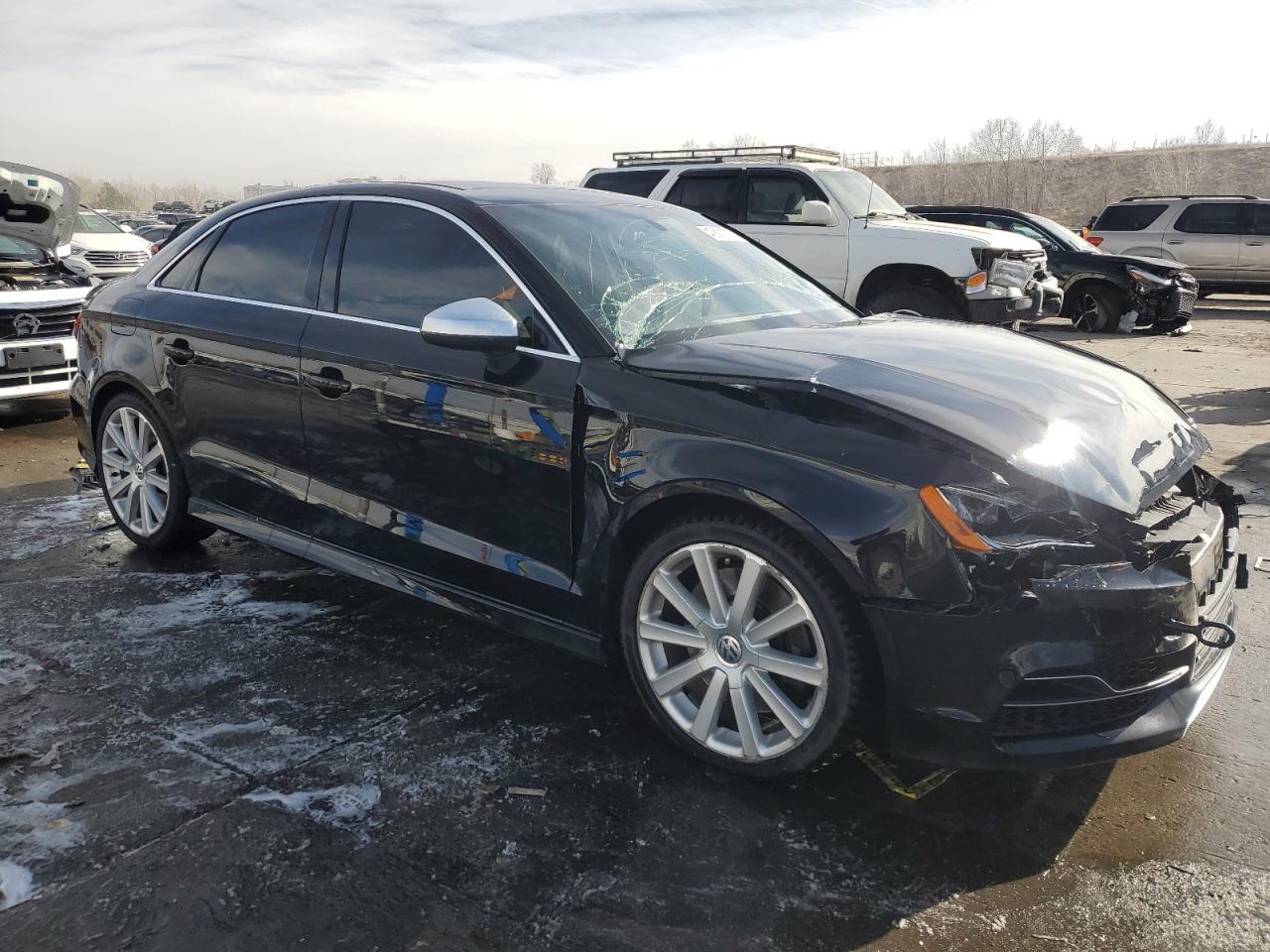2016 Audi S3 VIN WAUB1GFFXG1037018 Copart auction photo, front end damage thumbnail 4