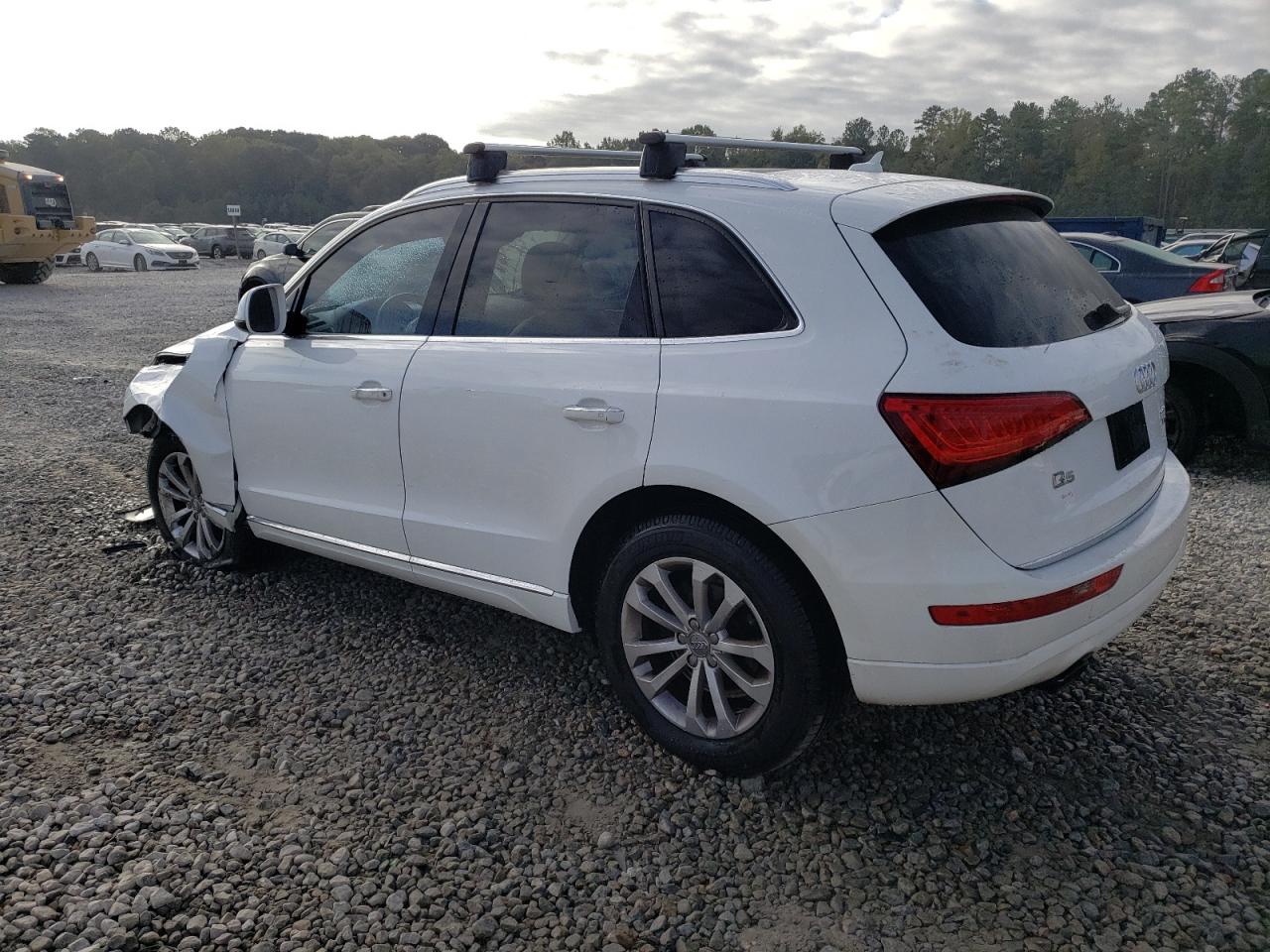 2016 Audi Q5 VIN WA1C2AFPXGA045625 Copart auction photo, front end / undercarriage damage thumbnail 2
