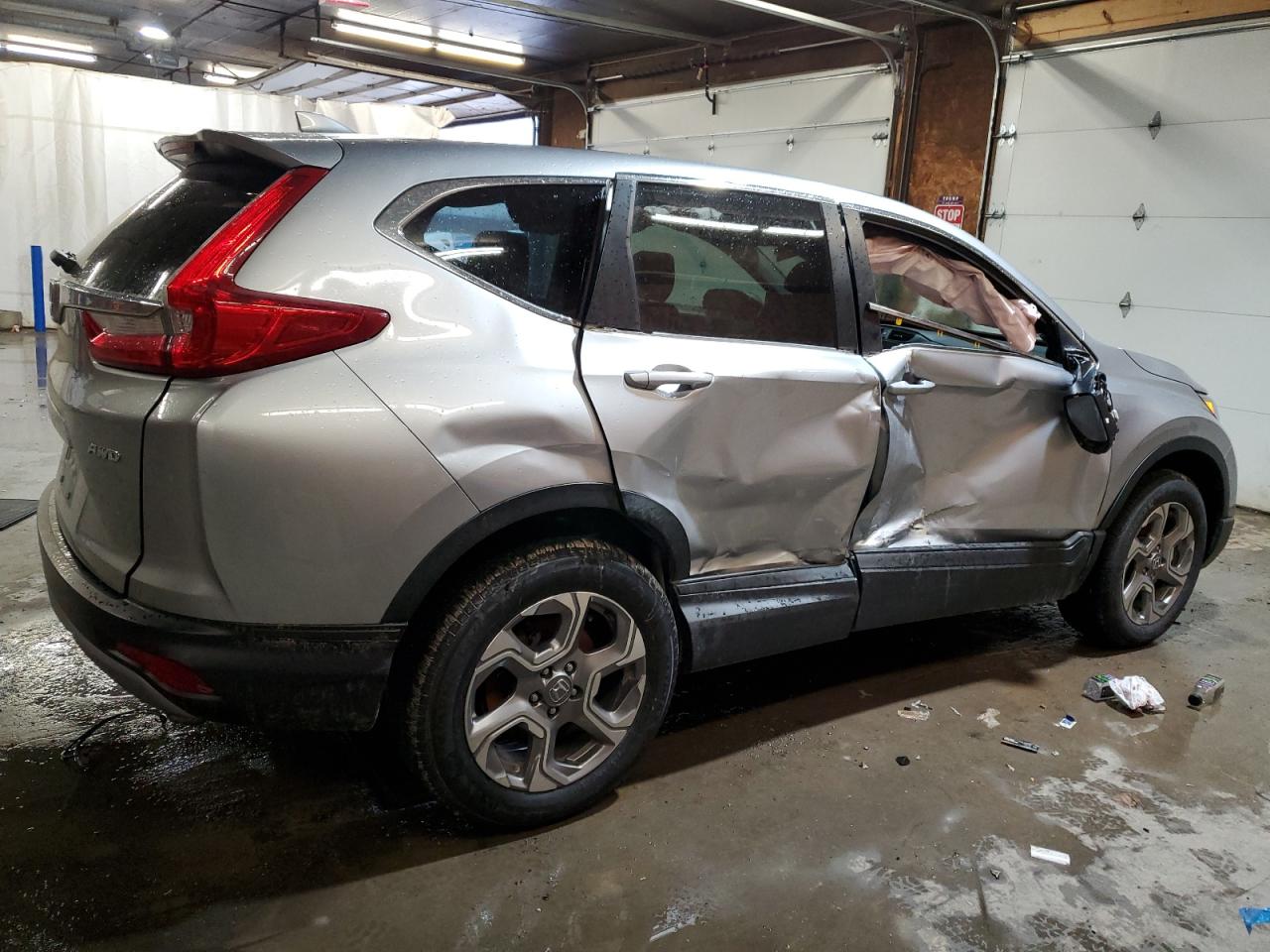 2018 Honda CR-V VIN 7FARW2H86JE029019 Copart auction photo, side damage thumbnail 3