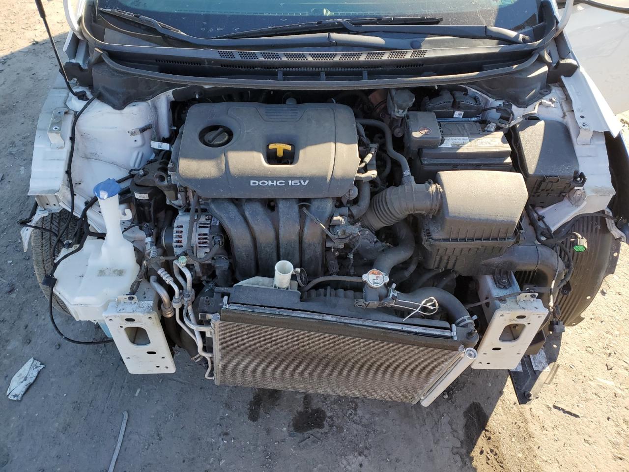 2017 KIA Forte VIN 3KPFK4A79HE151073 Copart auction photo, front end damage thumbnail 11
