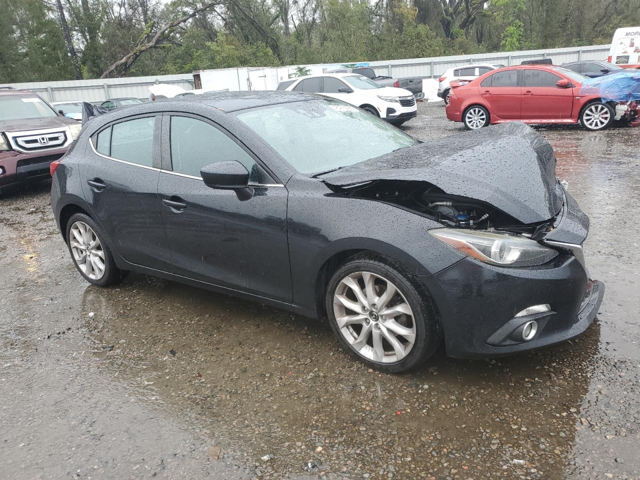 2014 Mazda 3 VIN JM1BM1M36E1161557 Copart auction photo, front end damage thumbnail 4
