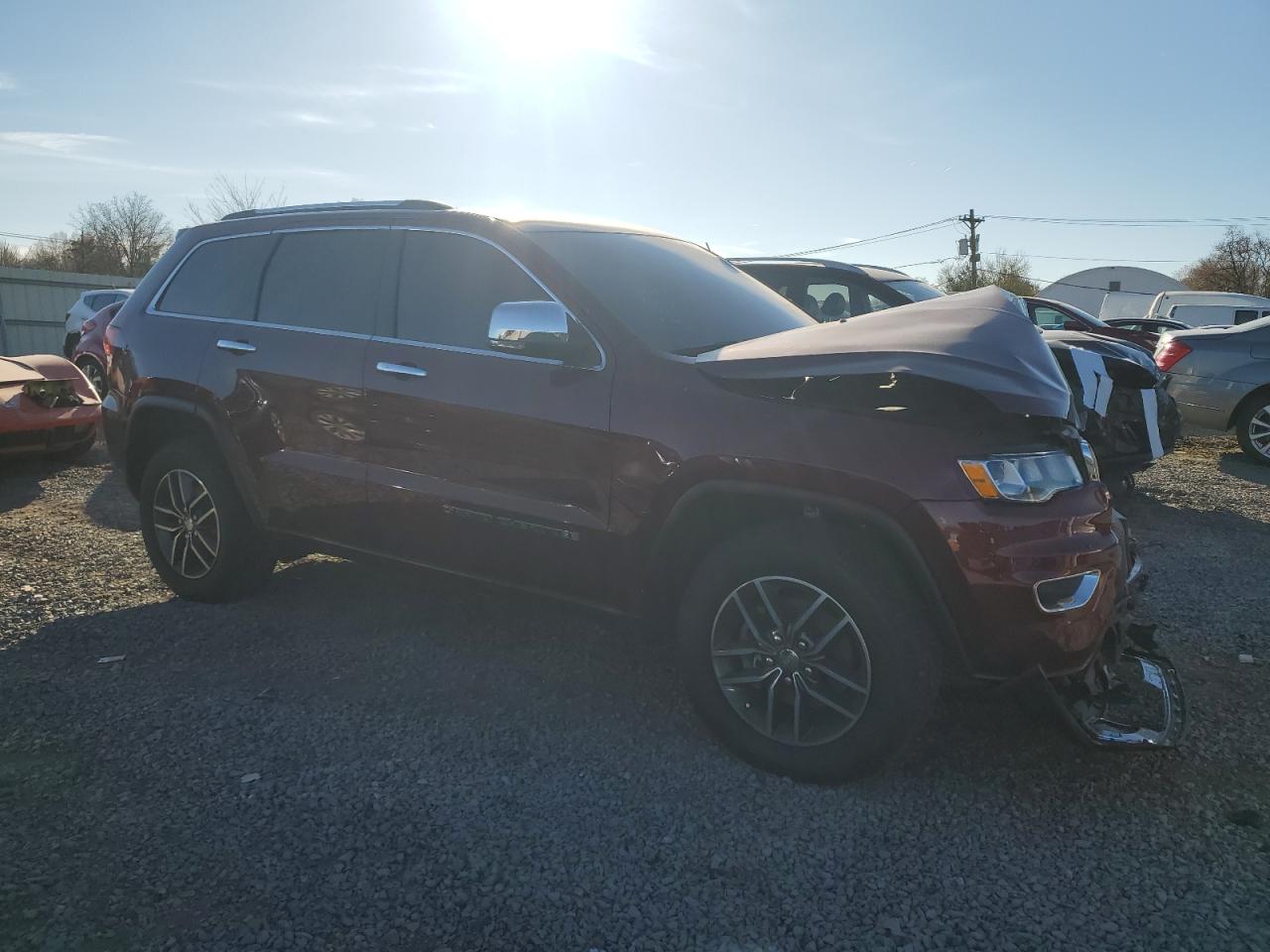 2018 Jeep Grand Cherokee VIN 1C4RJFBG4JC441325 Copart auction photo, front end damage thumbnail 4