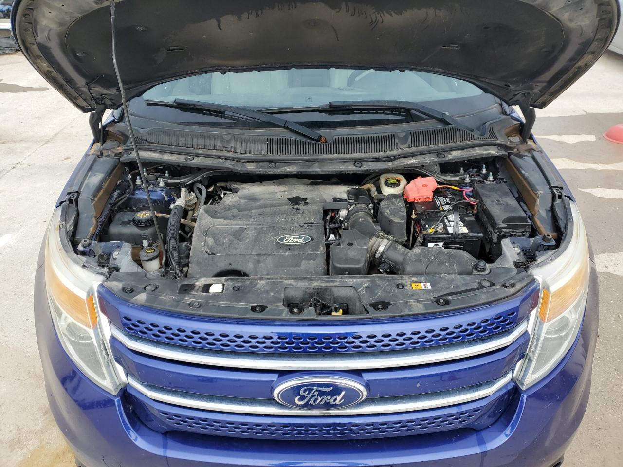 2014 Ford Explorer VIN 1FM5K7F86EGA23864 Copart auction photo, side / hail damage thumbnail 12
