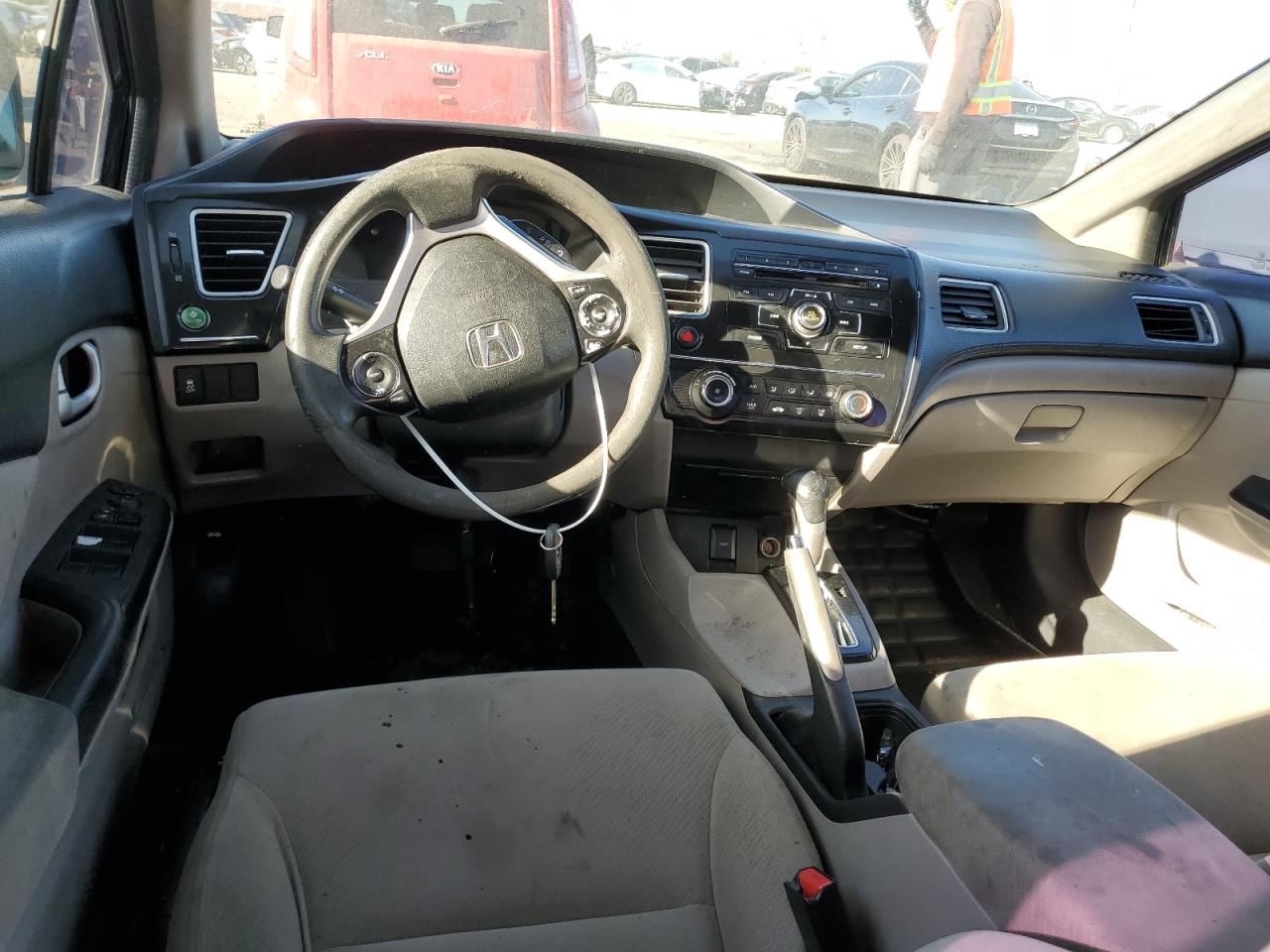 2013 Honda Civic VIN 19XFB2F51DE274873 Copart auction photo, all over damage thumbnail 8