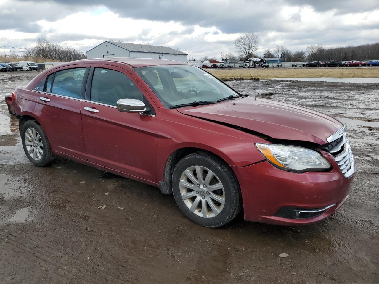 2013 Chrysler 200 VIN 1C3CCBCG3DN745623 Copart auction photo, rear end / front end damage thumbnail 4