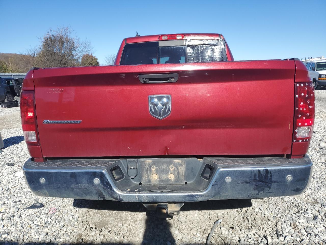 2014 RAM 1500 VIN 1C6RR6GTXES376563 Copart auction photo, all over damage thumbnail 6