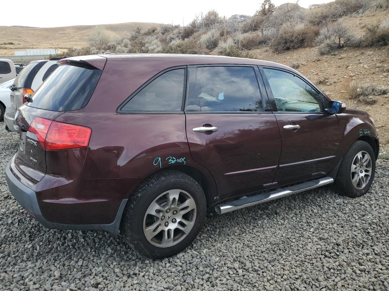2008 Acura MDX VIN 2HNYD28308H537809 Copart auction photo, all over damage thumbnail 3