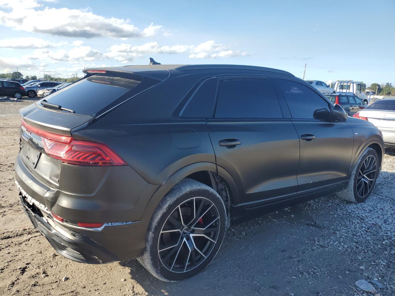 2019 Audi Q8 VIN WA1FVAF17KD029714 Copart auction photo, rear end damage thumbnail 3