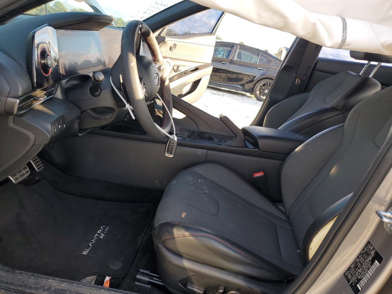 2023 Hyundai Elantra VIN KMHLR4AF9PU609602 Copart auction photo, rear end / front end damage thumbnail 7