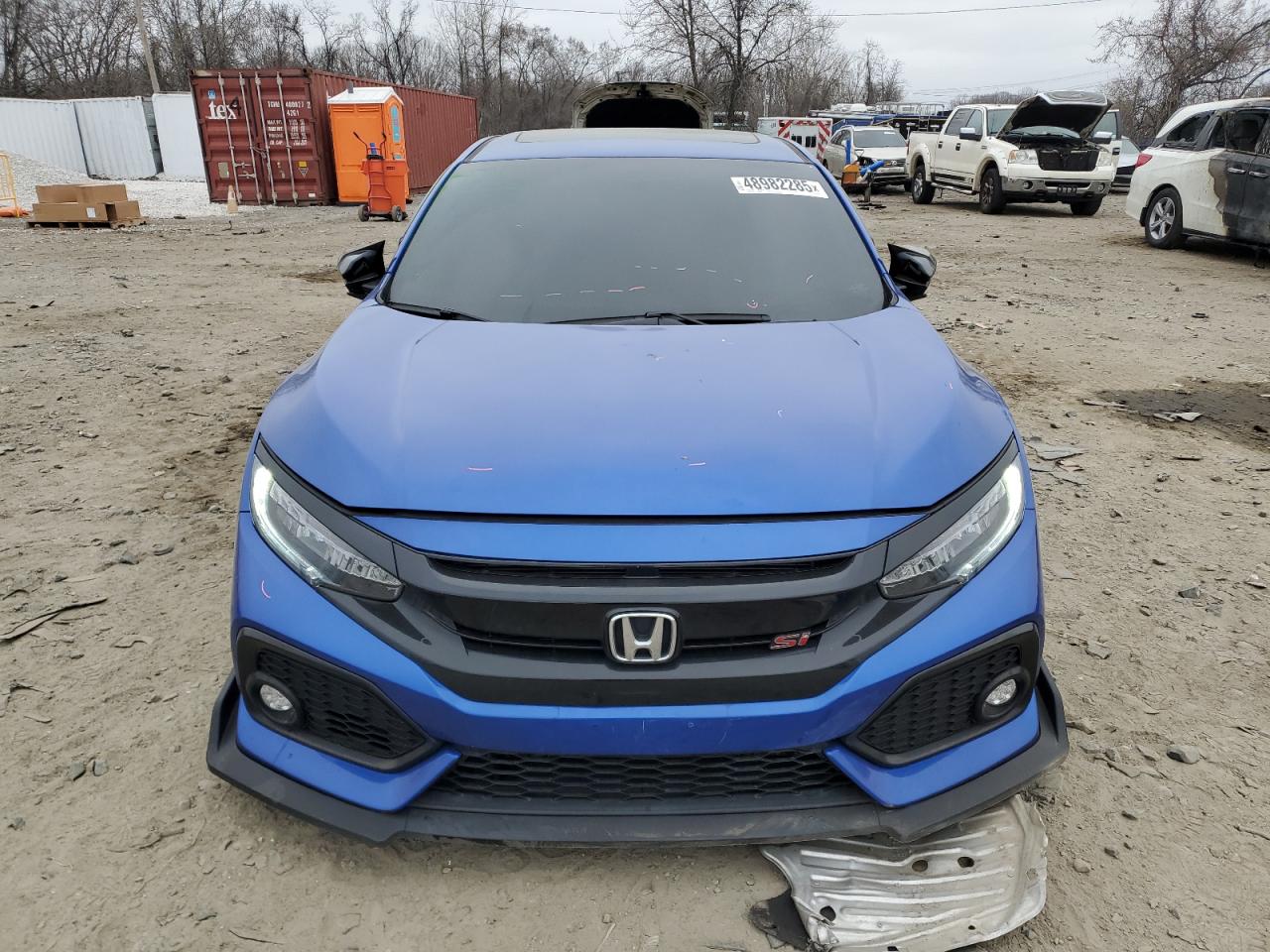 2017 Honda Civic VIN 2HGFC1E57HH707293 Copart auction photo, rear end damage thumbnail 5