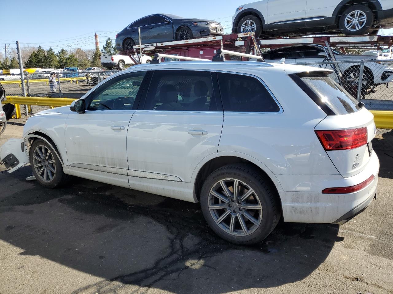 2018 Audi Q7 VIN WA1LAAF74JD050408 Copart auction photo, front end damage thumbnail 2