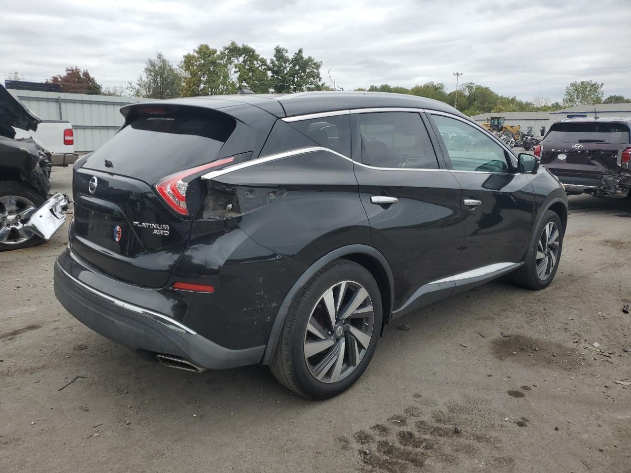 2015 Nissan Murano VIN 5N1AZ2MH7FN221446 Copart auction photo, rear end / minor dent/scratches damage thumbnail 3