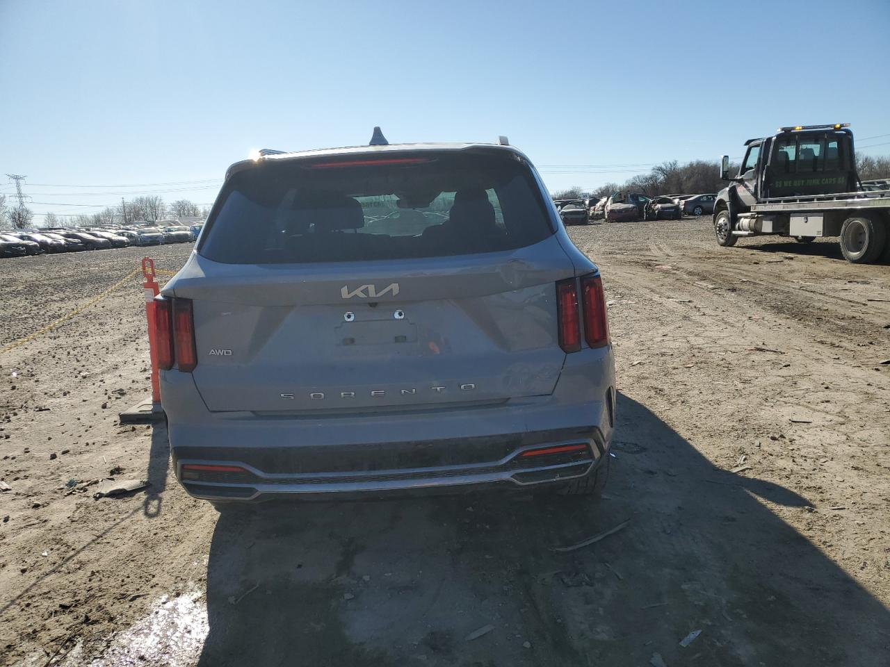 2022 KIA Sorento VIN 5XYRKDLF7NG142808 Copart auction photo, front end damage thumbnail 6