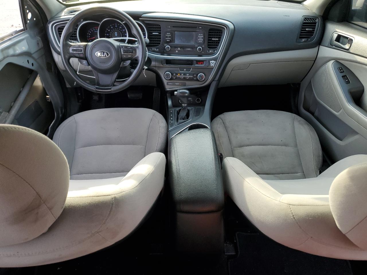 2015 KIA Optima VIN 5XXGM4A7XFG486359 Copart auction photo, front end / side damage thumbnail 8
