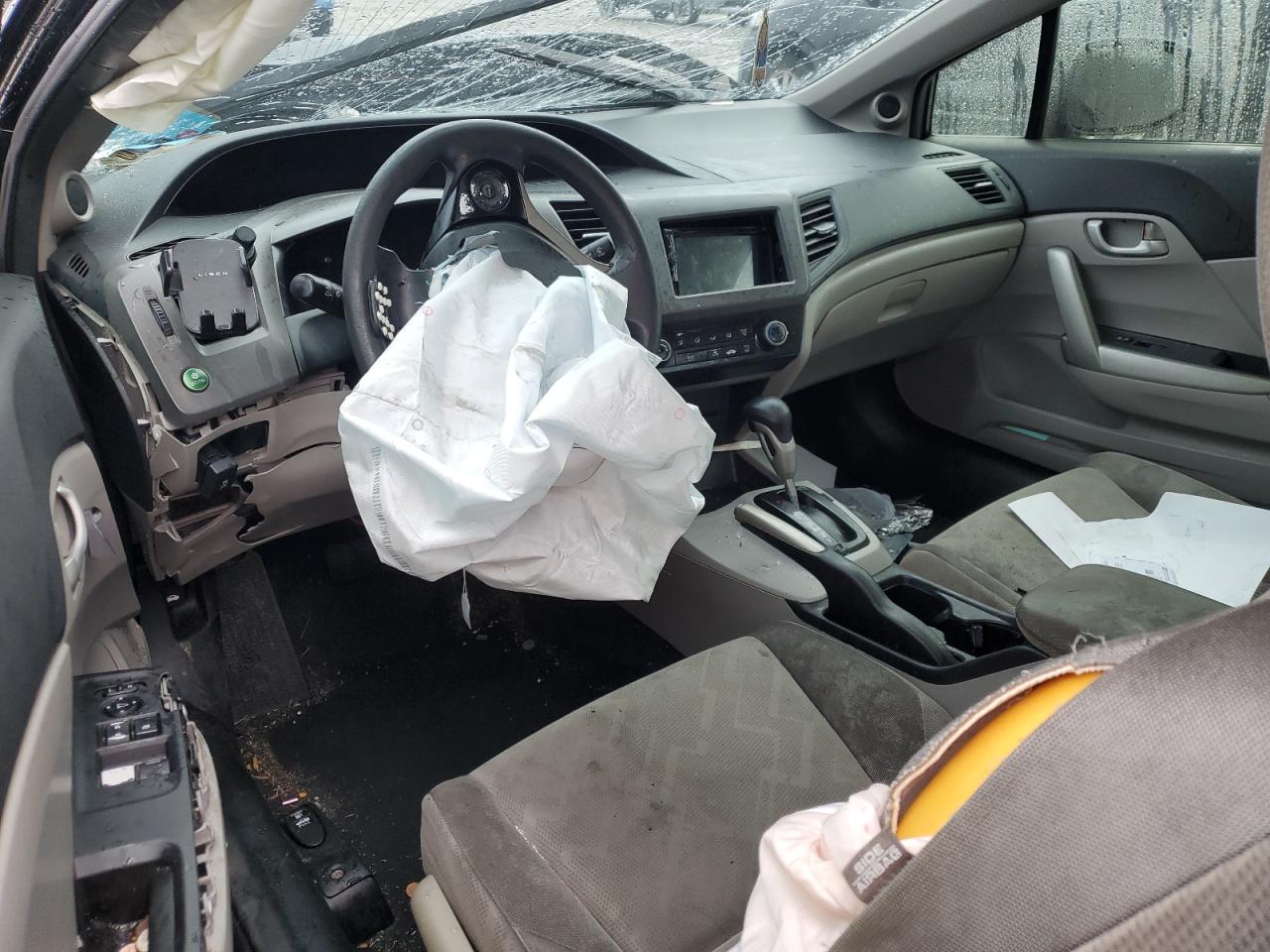 2012 Honda Civic VIN 2HGFG3B51CH521147 Copart auction photo, front end damage thumbnail 8