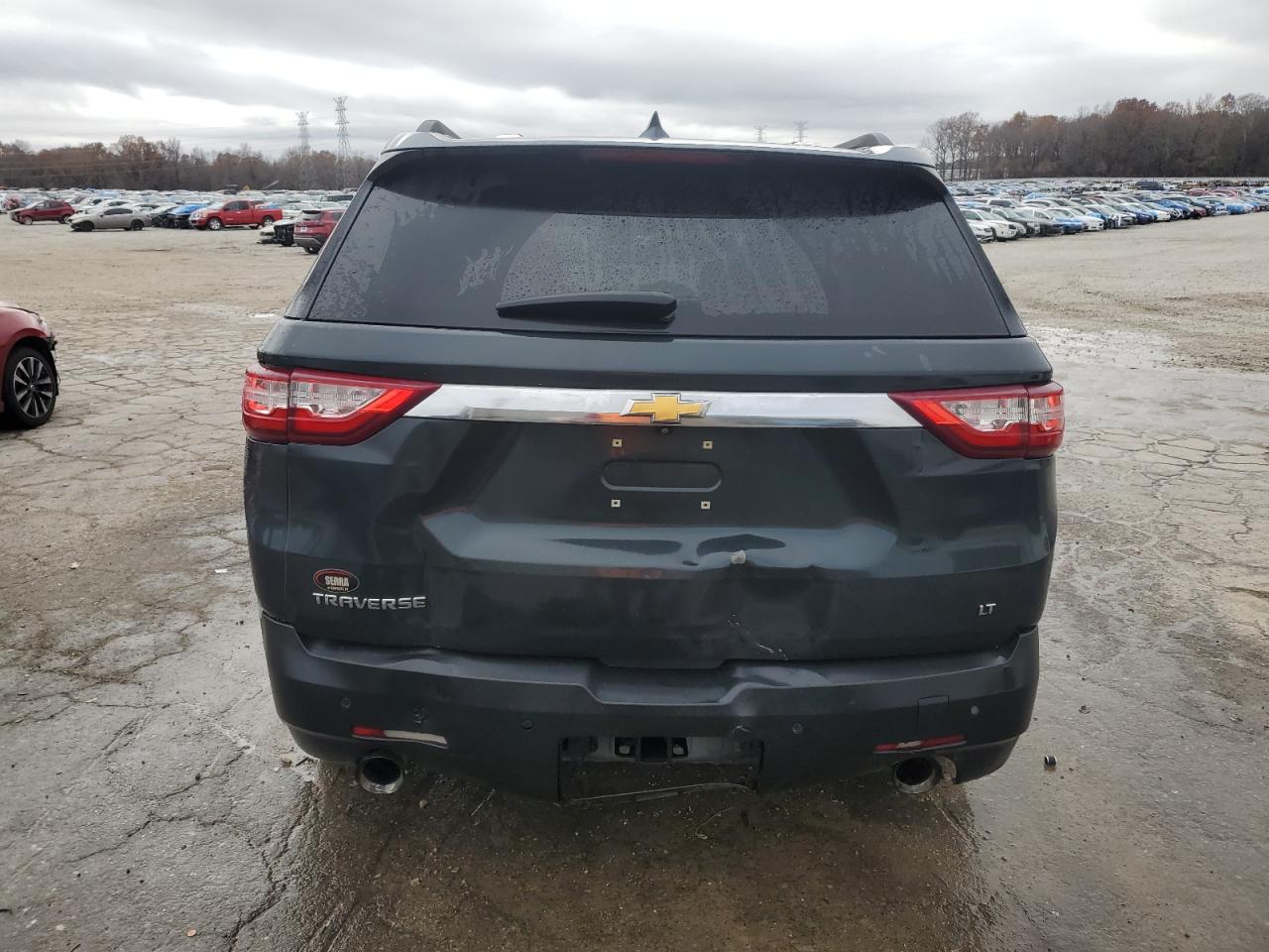 2020 Chevrolet Traverse VIN 1GNERGKW1LJ141848 Copart auction photo, front end / all over damage thumbnail 6