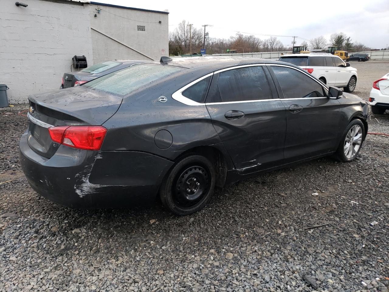 2014 Chevrolet Impala VIN 1G1115SL2EU125192 Copart auction photo, front end / side damage thumbnail 3