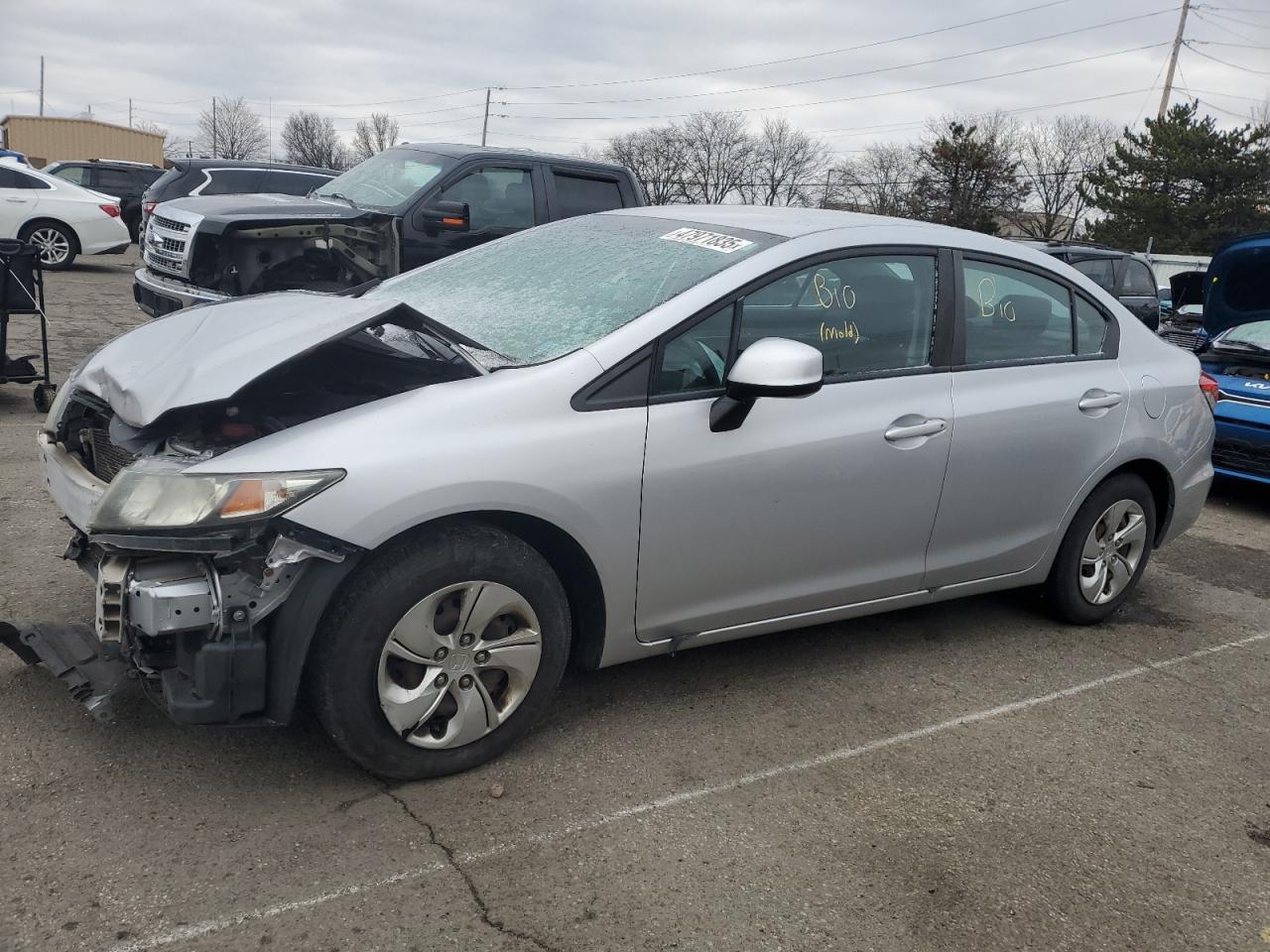 2013 Honda Civic VIN 19XFB2F57DE075018