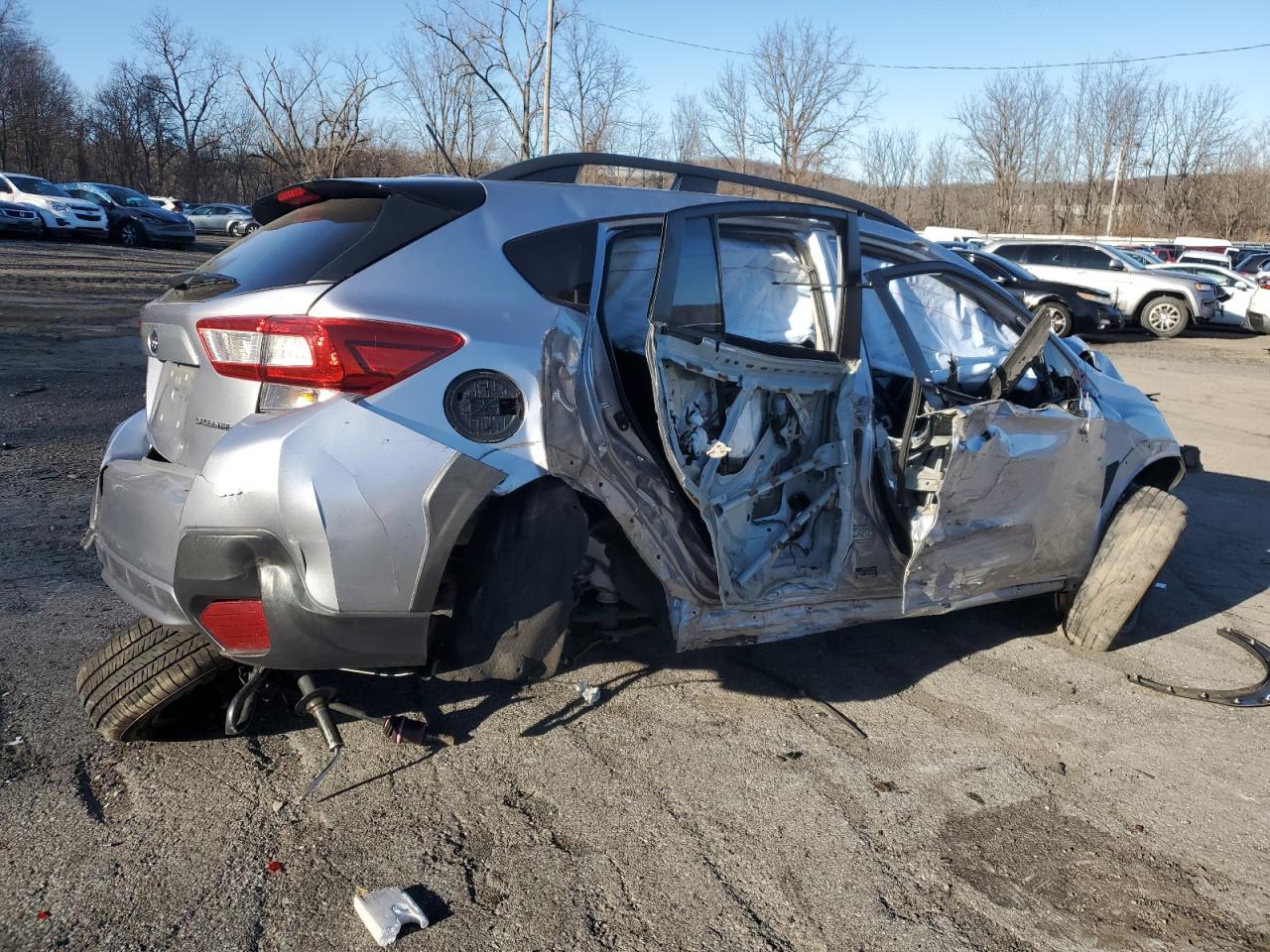 2019 Subaru XV VIN JF2GTABC1K8370432 Copart auction photo, all over damage thumbnail 3