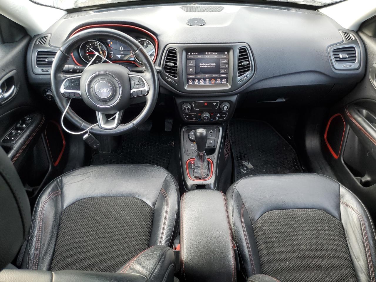 2018 Jeep Compass VIN 3C4NJDDB0JT199108 Copart auction photo, front end / minor dent/scratches damage thumbnail 8
