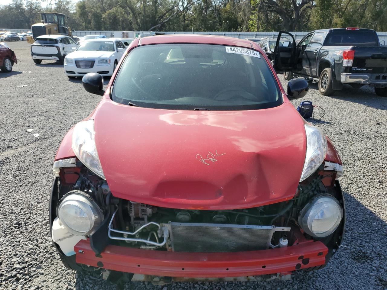 2014 Nissan Juke VIN JN8AF5MV5ET481752 Copart auction photo, front end damage thumbnail 5