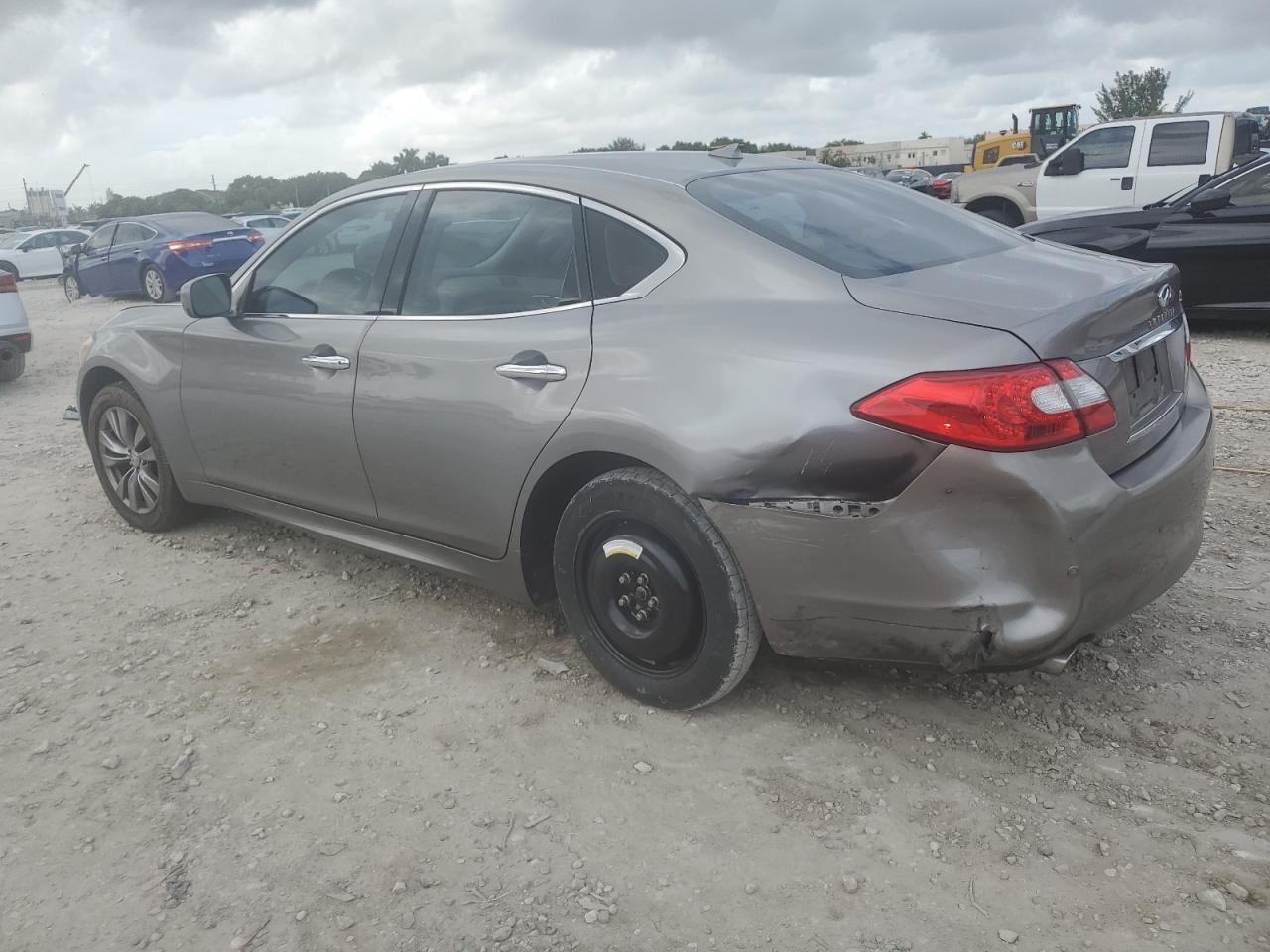 2013 Infiniti M VIN JN1BY1AR1DM601438 Copart auction photo, rear end damage thumbnail 2