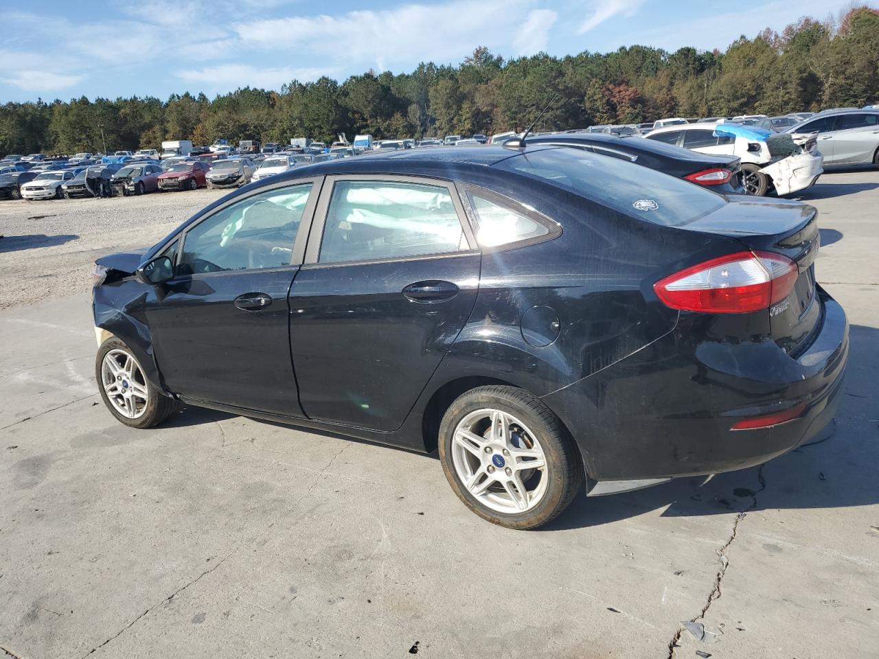 2018 Ford Fiesta VIN 3FADP4BJ5JM135554 Copart auction photo, front end damage thumbnail 2