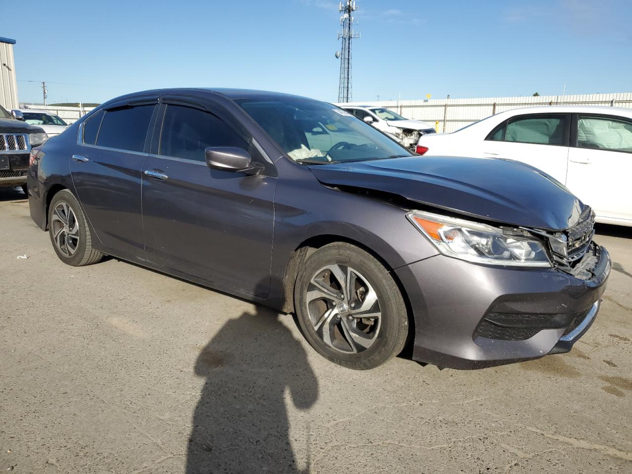 2017 Honda Accord VIN 1HGCR2F34HA232348 Copart auction photo, front end damage thumbnail 4