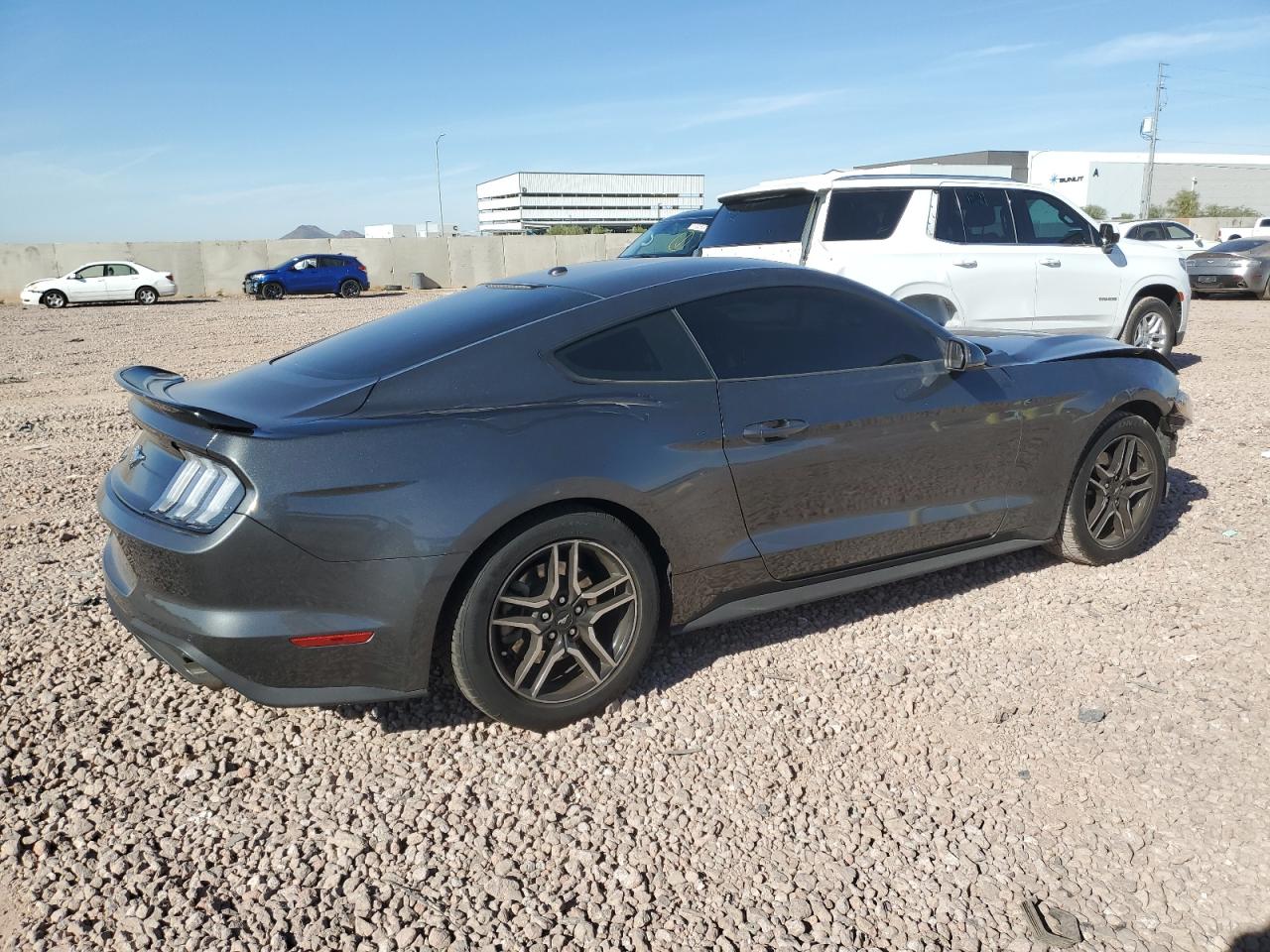 2020 Ford Mustang VIN 1FA6P8TH0L5136275 Copart auction photo, front end damage thumbnail 3
