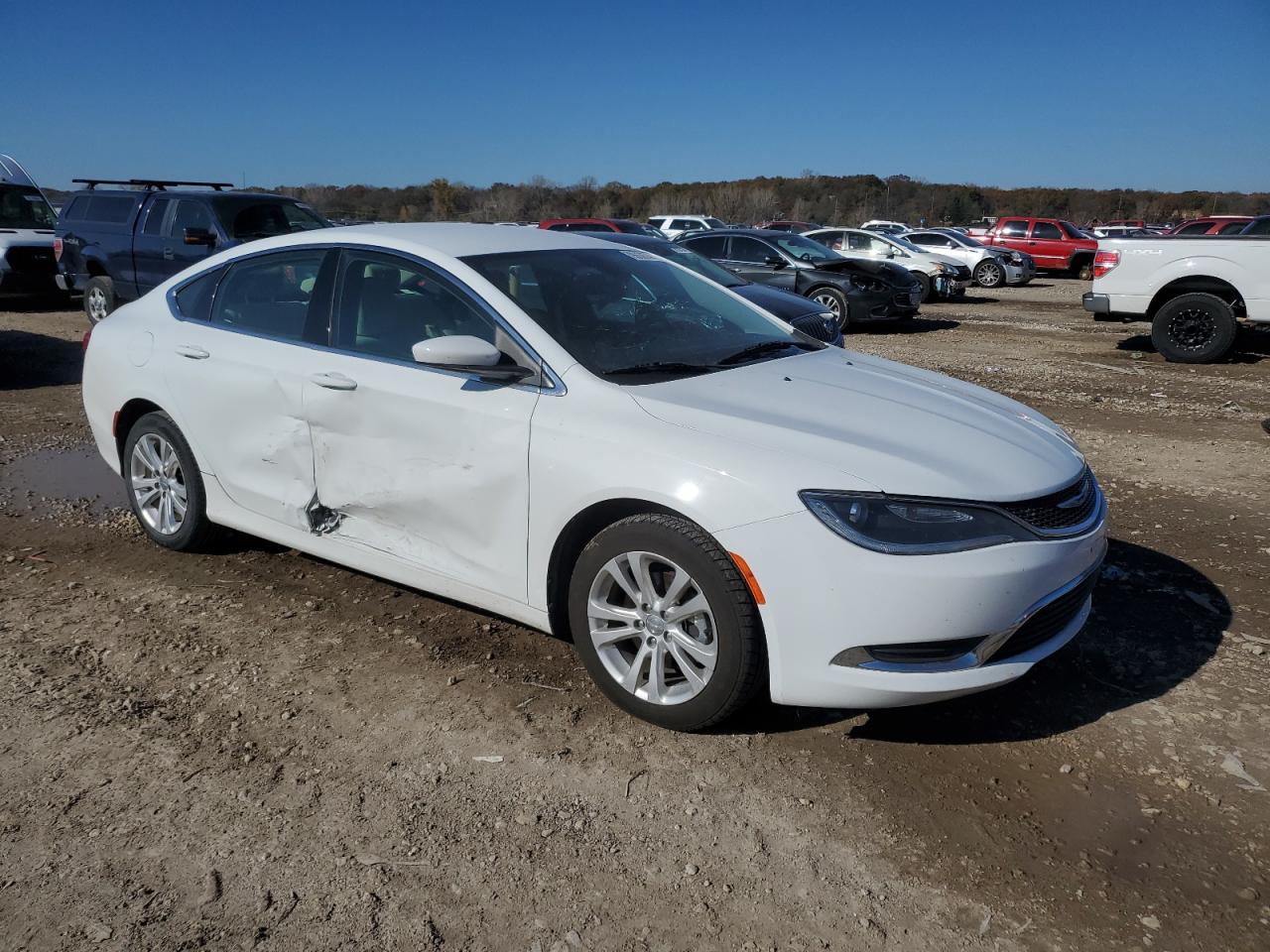 2015 Chrysler 200 VIN 1C3CCCAB7FN528673 Copart auction photo, side damage thumbnail 4