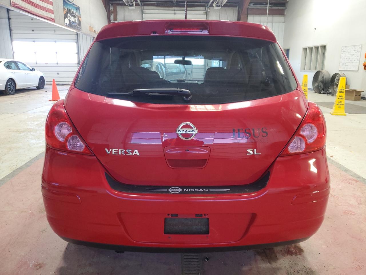 2009 Nissan Versa VIN 3N1BC13E79L372872 Copart auction photo, front end damage thumbnail 6