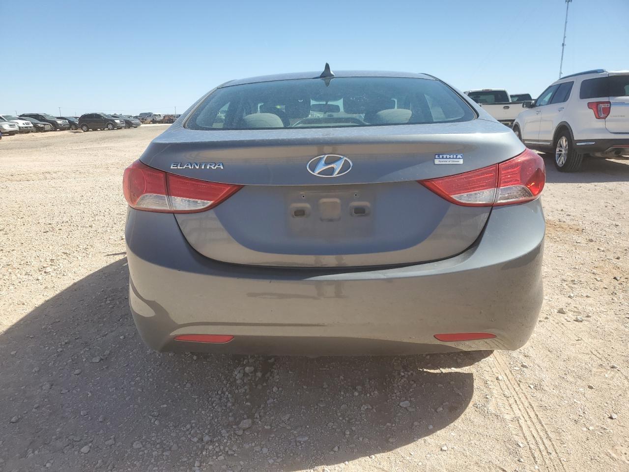 2012 Hyundai Elantra VIN 5NPDH4AEXCH074724 Copart auction photo, front end damage thumbnail 6