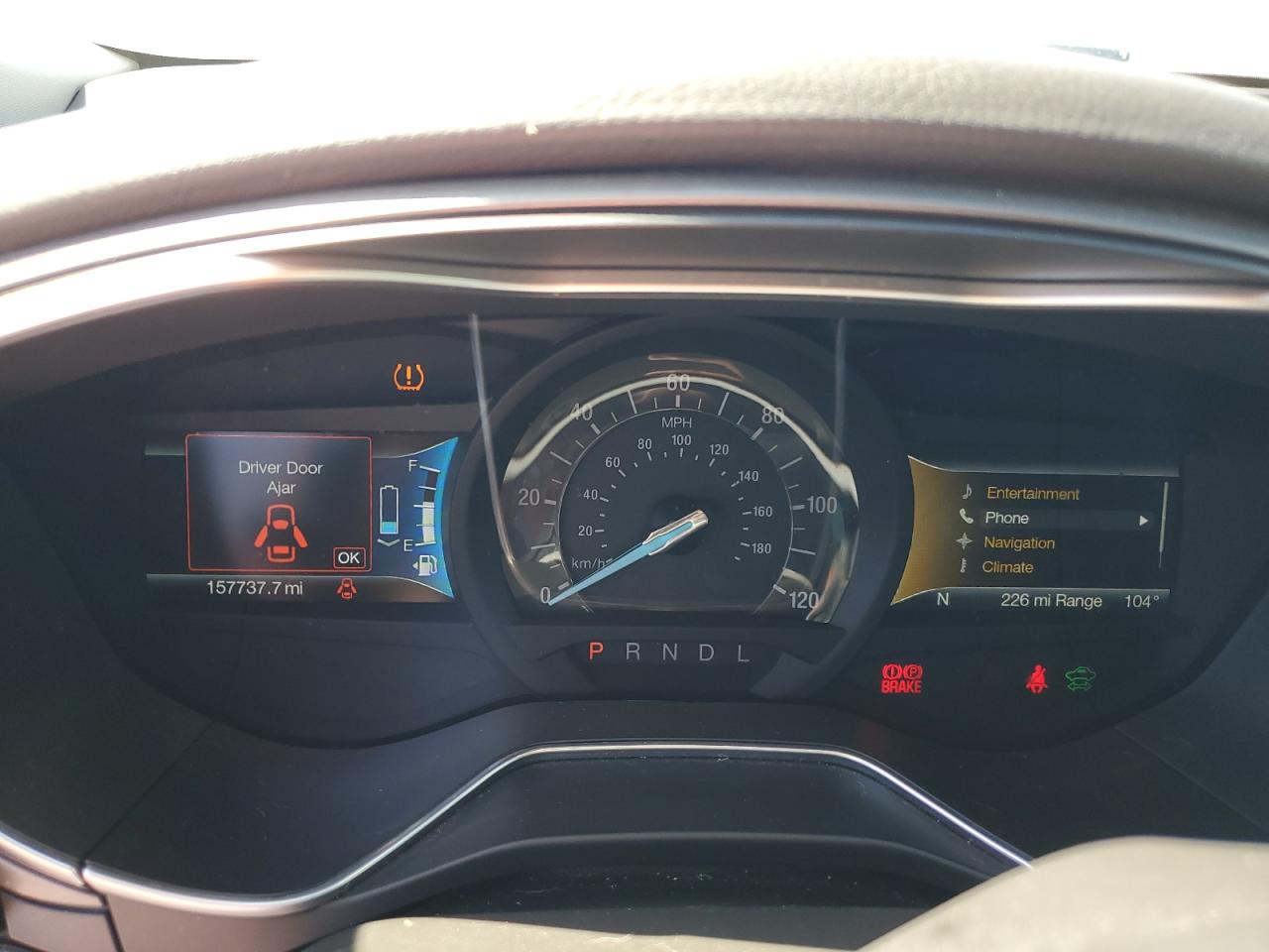 2015 Ford Fusion VIN 3FA6P0SU4FR280719 Copart auction photo, side / front end damage thumbnail 9