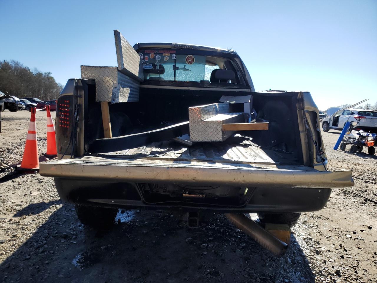 2008 Dodge RAM VIN 3D7KS28A08G117621 Copart auction photo, rollover damage thumbnail 6