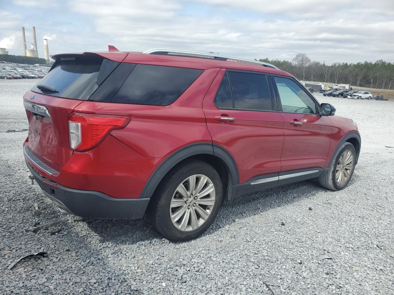 2020 Ford Explorer VIN 1FMSK7FH6LGC96450 Copart auction photo, rear end / side damage thumbnail 3