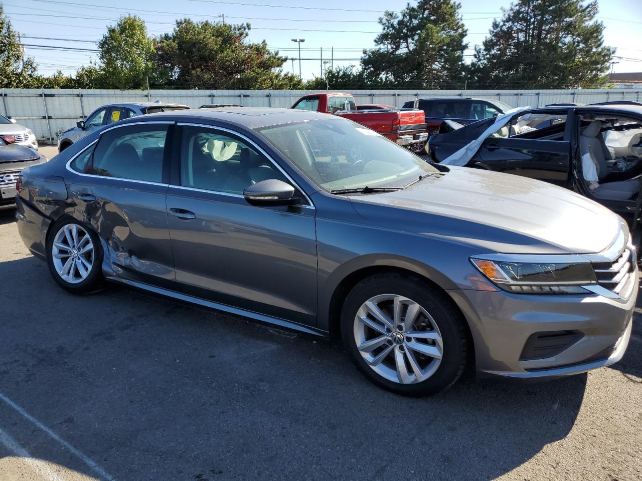 2020 Volkswagen Passat VIN 1VWWA7A39LC002449 Copart auction photo, rear end / side damage thumbnail 4