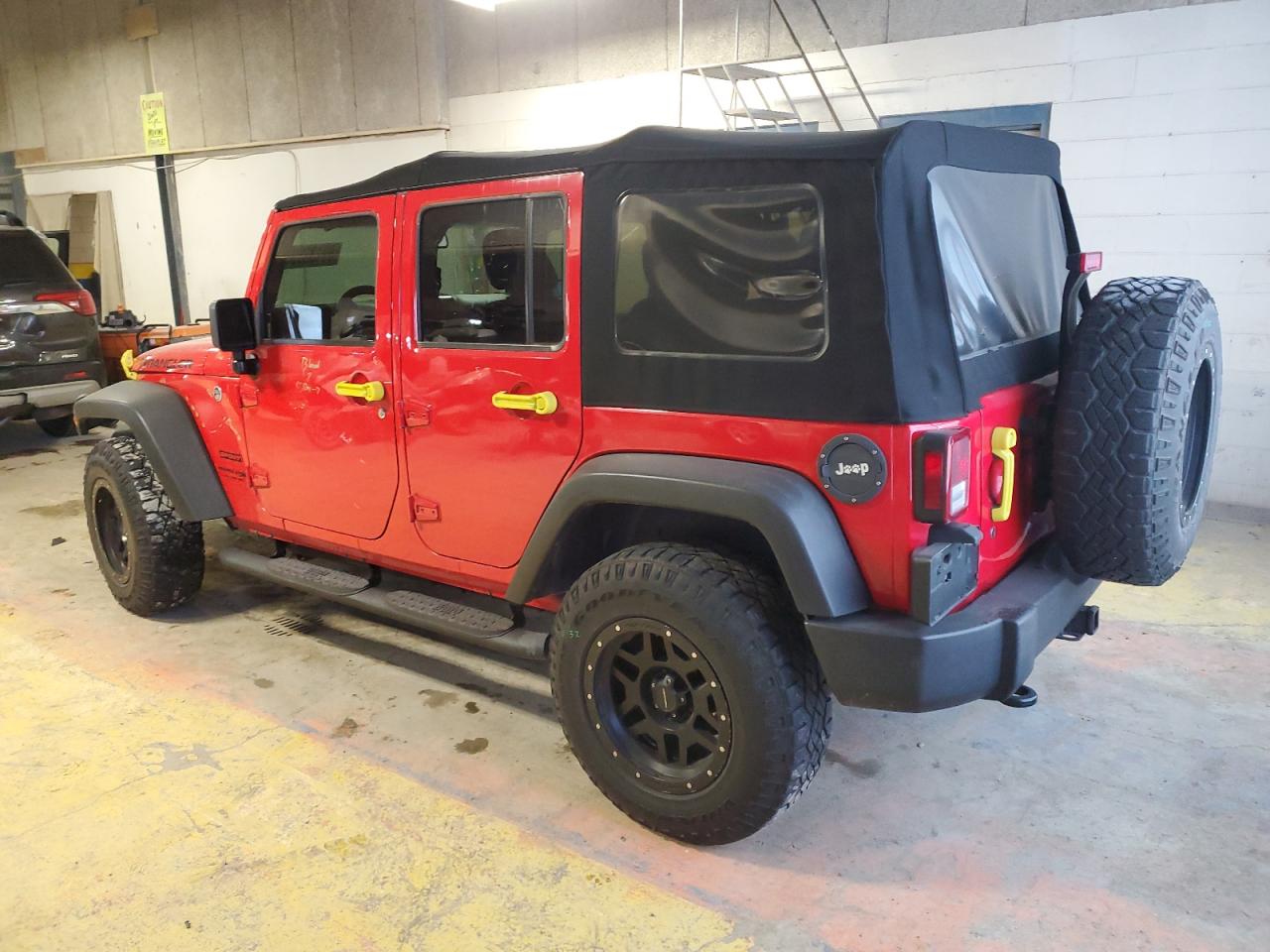 2018 Jeep Wrangler VIN 1C4BJWDG6JL862350 Copart auction photo, front end / minor dent/scratches damage thumbnail 2