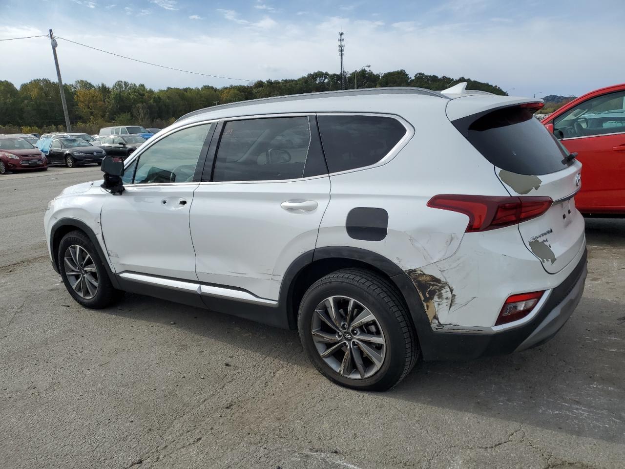 2019 Hyundai Santa Fe VIN 5NMS33AD9KH033004 Copart auction photo, all over / minor dent/scratches damage thumbnail 2
