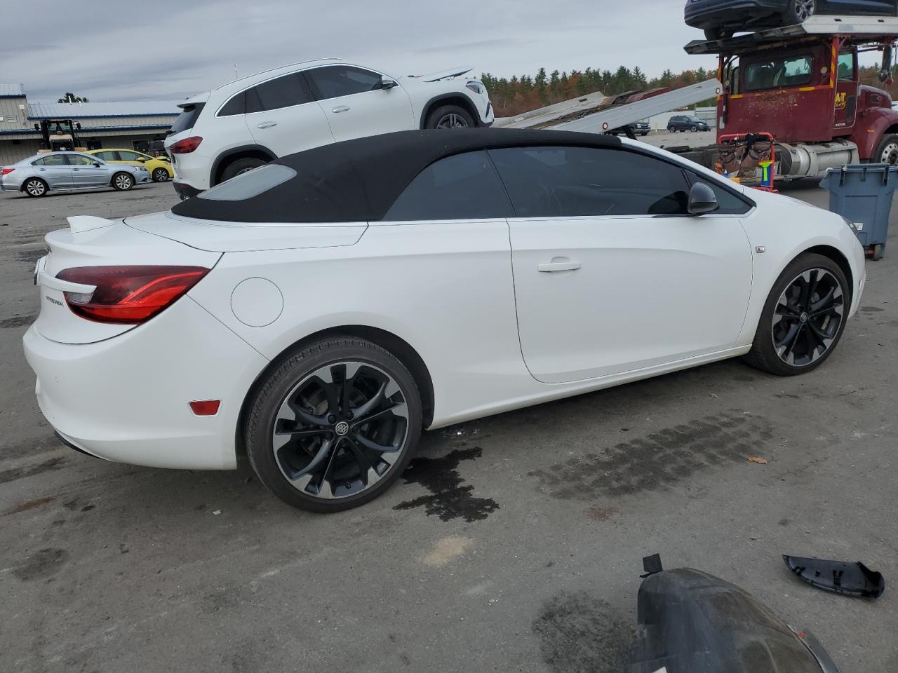 2018 Buick Cascada VIN W04WJ3N58JG052766 Copart auction photo, side / undercarriage damage thumbnail 3