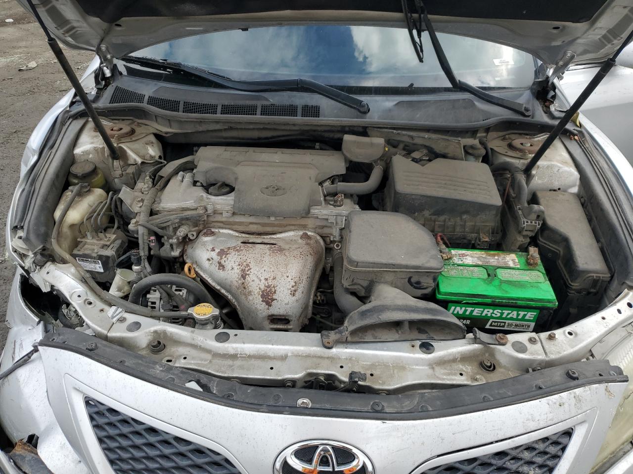 2010 Toyota Camry VIN 4T1BF3EK5AU044035 Copart auction photo, front end / side damage thumbnail 12