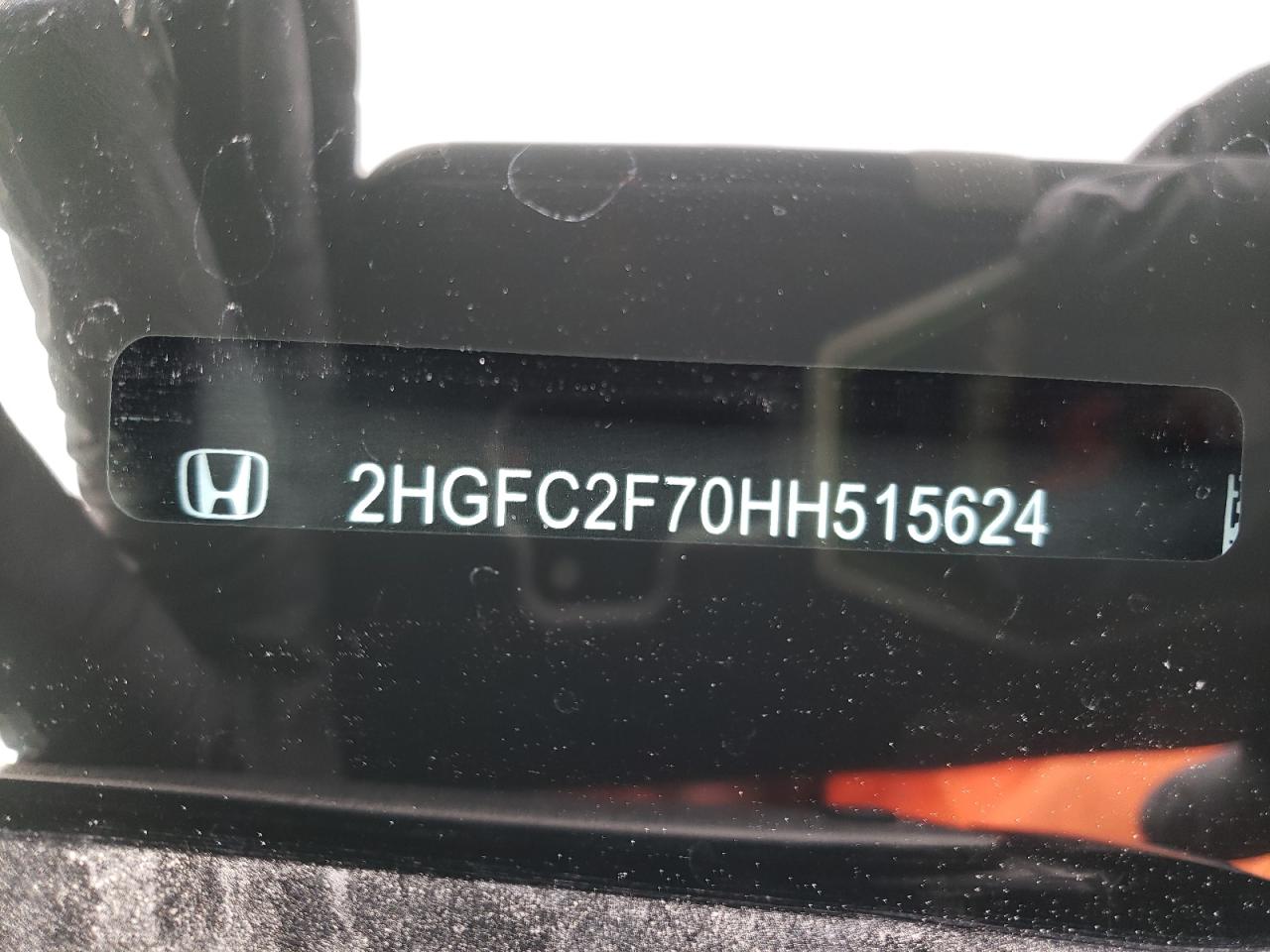 2017 Honda Civic VIN 2HGFC2F70HH515624 Copart auction photo, side / front end damage thumbnail 12