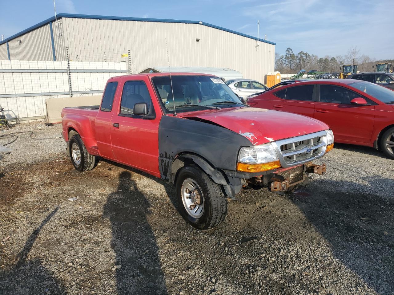1999 Ford Ranger VIN 1FTYR14C0XTA17165 Copart auction photo, front end damage thumbnail 4
