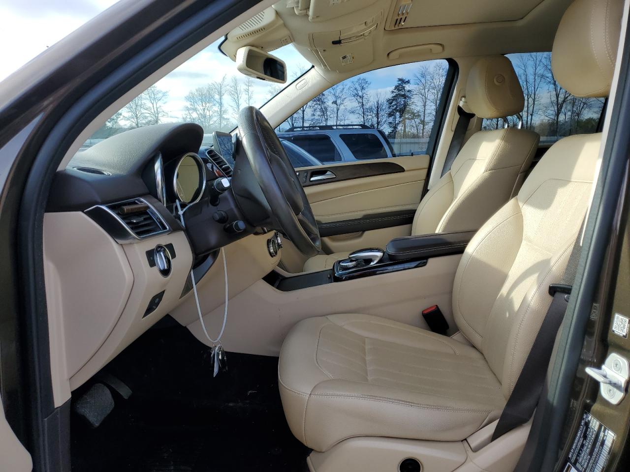 2017 Mercedes-Benz GLE VIN 4JGDA5JB2HA845459 Copart auction photo, front end damage thumbnail 7