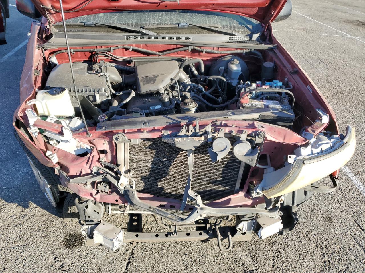 2008 Toyota Tacoma VIN 5TETX22N48Z529170 Copart auction photo, front end / undercarriage damage thumbnail 11