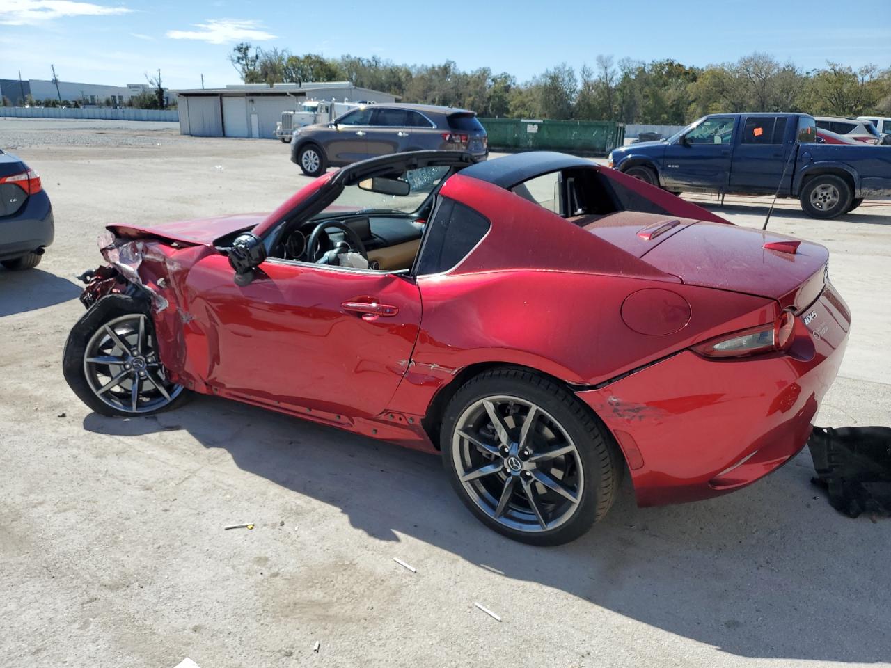 2020 Mazda MX-5 VIN JM1NDAM73L0412151 Copart auction photo, all over damage thumbnail 2