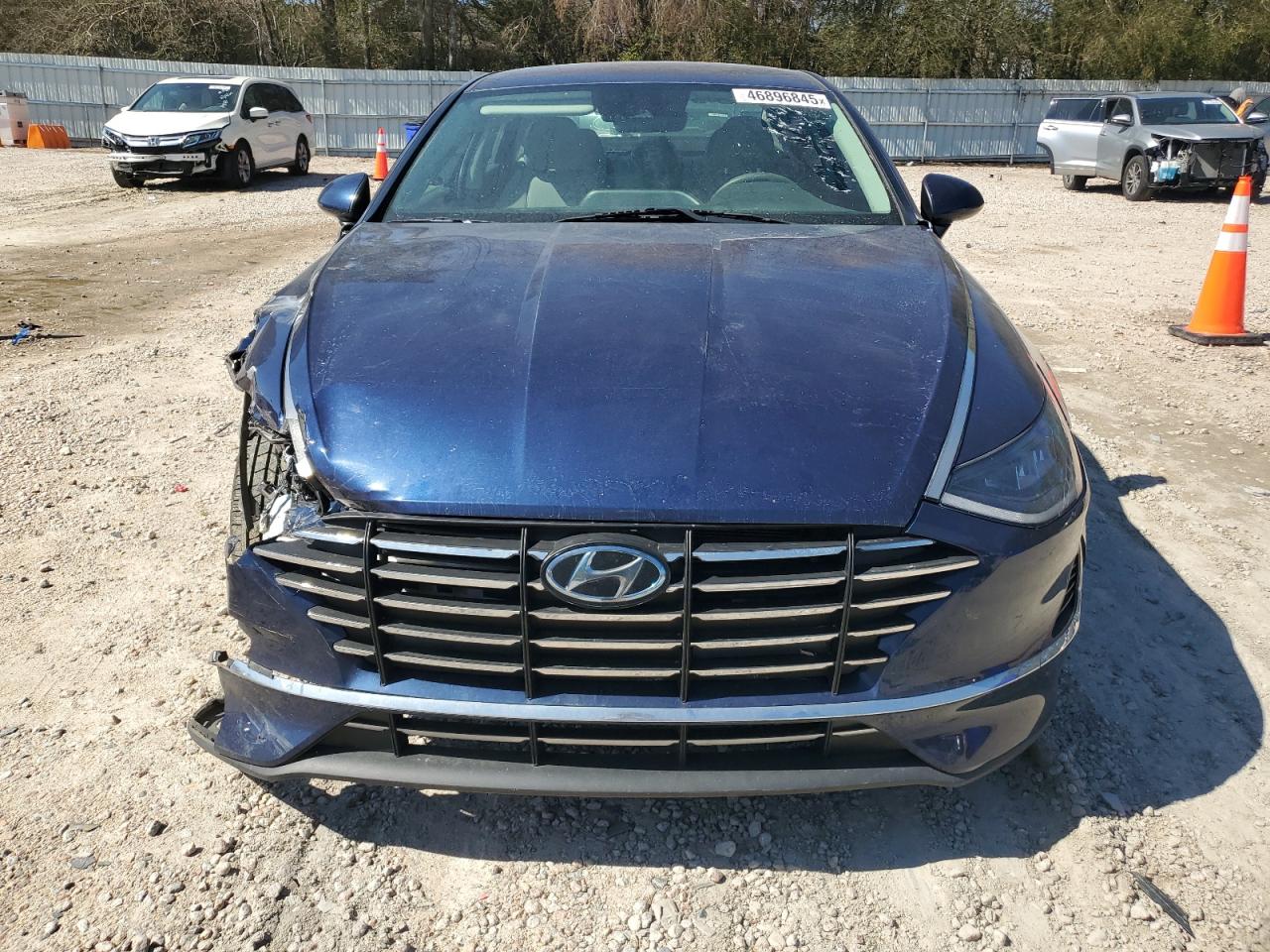 2021 Hyundai Sonata VIN 5NPEG4JA2MH094956 Copart auction photo, side / front end damage thumbnail 5