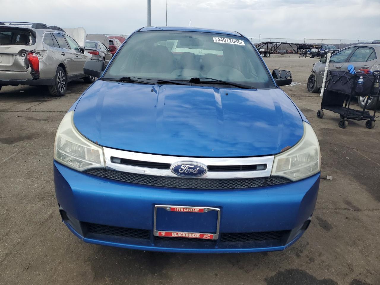 2010 Ford Focus VIN 1FAHP3FN7AW252951 Copart auction photo, rear end / side damage thumbnail 5