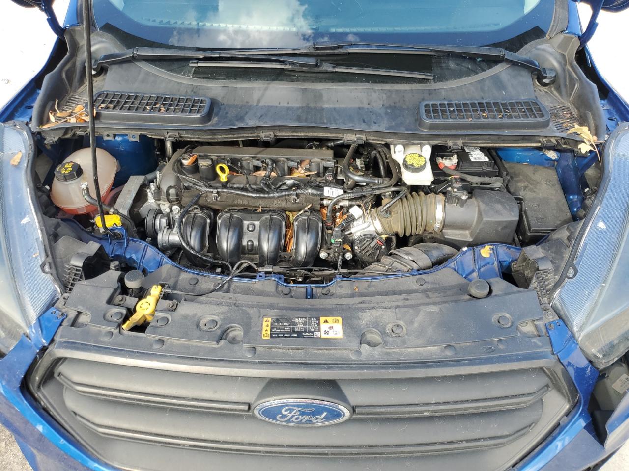 2018 Ford Escape VIN 1FMCU0F76JUD11377 Copart auction photo, all over damage thumbnail 14