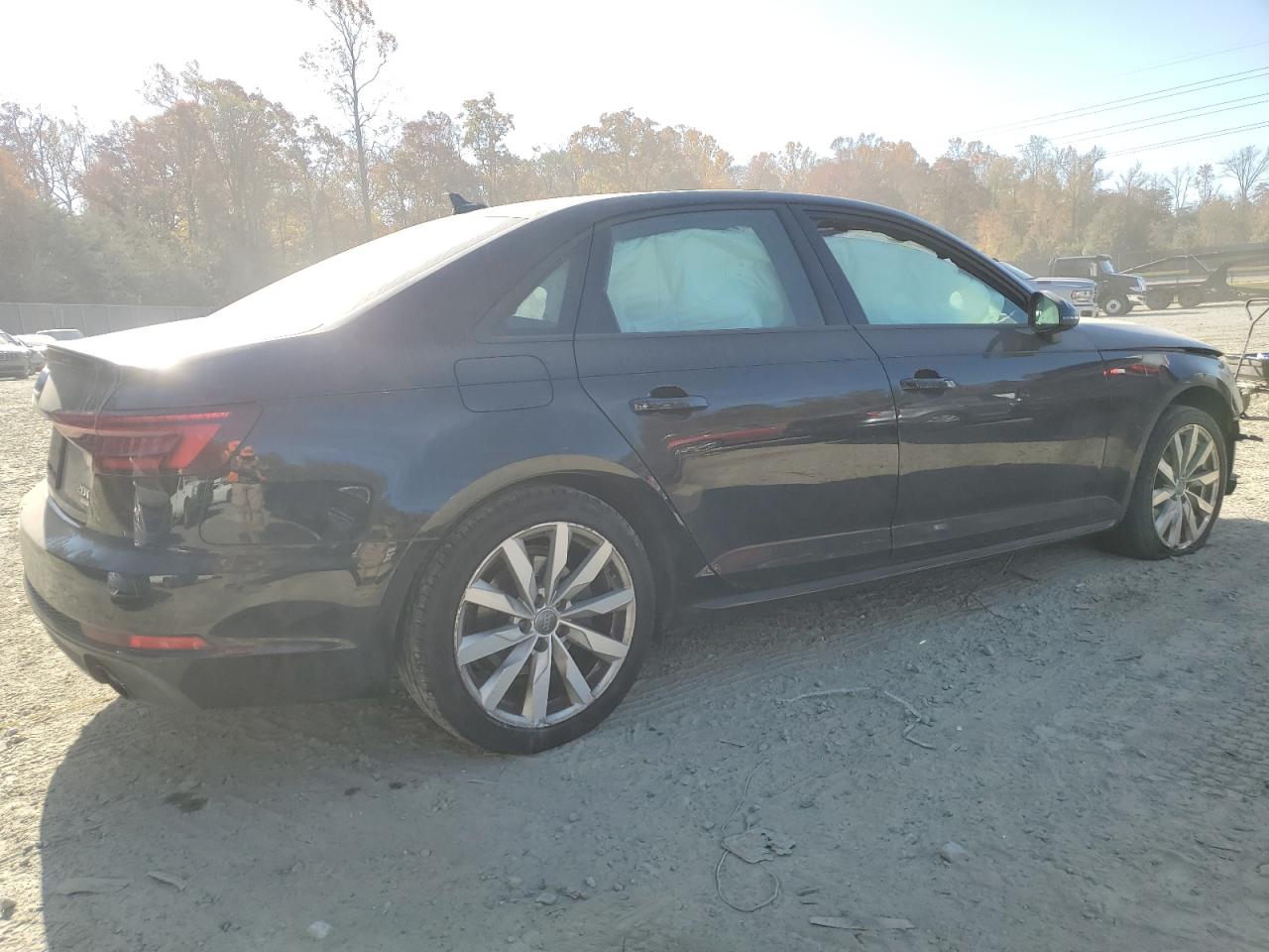 2018 Audi A4 VIN WAUKMAF40JA096122 Copart auction photo, front end / top/roof damage thumbnail 3